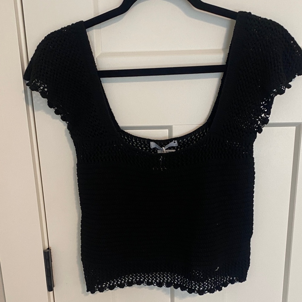 Reserved Elegant Black Knit Top